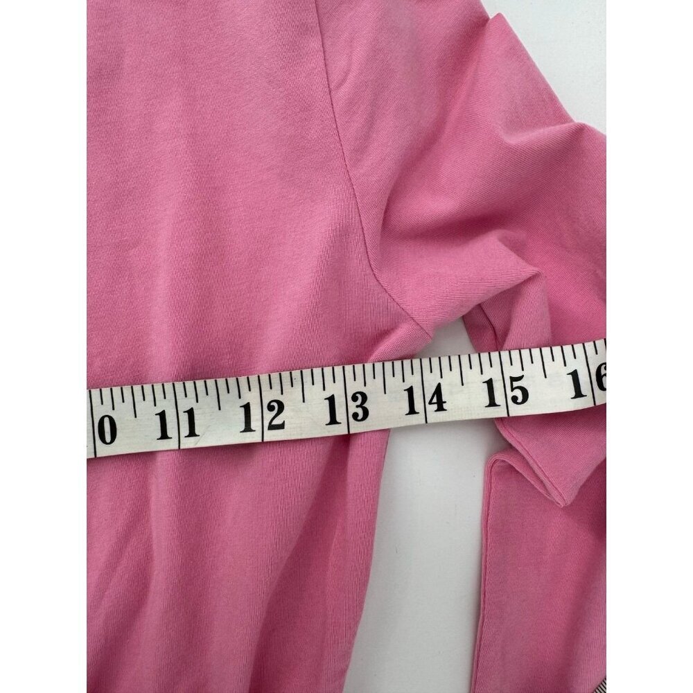 J.Crew Pink Ruffle-Front Wrap V-Neck Bodysuit XXS - Picture 4 of 6